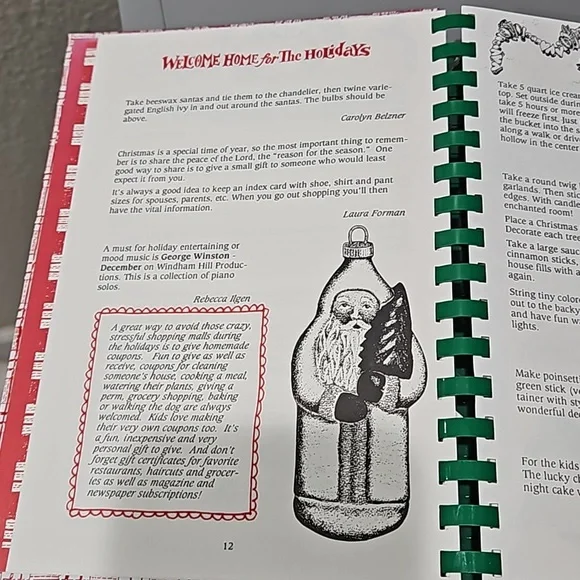 Old Fashioned Country Christmas Cook book - Picture 4 of 12